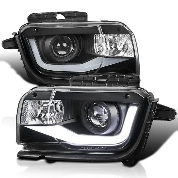 【並行輸入品】Spec D Tuning LEDチューブ ブラック プロジェクターヘッドライト 20...
