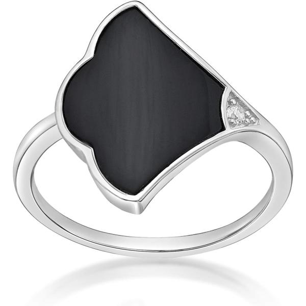 【並行輸入品】Lavari Jewelersによるロジウムプレート付き女性用925スターリングシルバ...