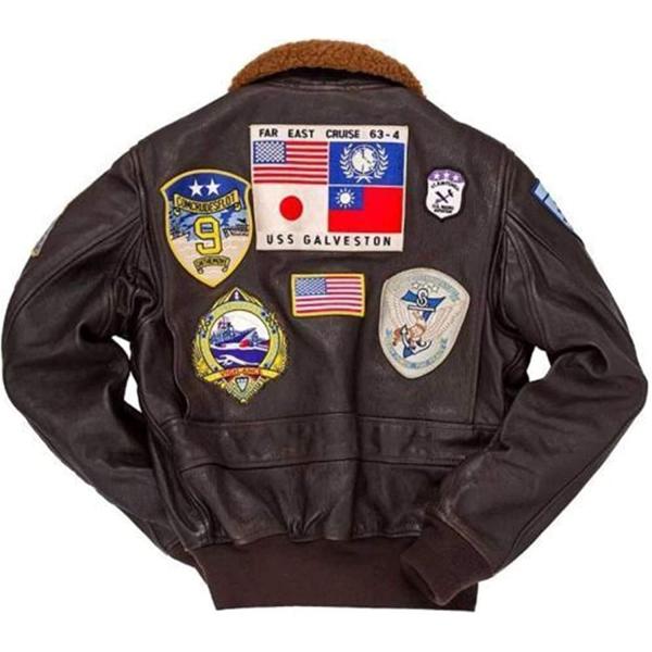 【並行輸入品】G1 Bomber Air Force Real Sheepskin Maverick...