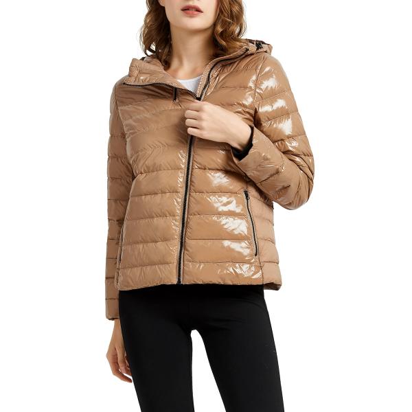 【並行輸入品】[Orolay] レディース ダウン ジャケット 軽量 スポーツ スリム ウルトラライ...