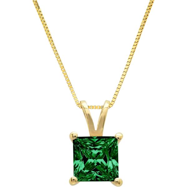【並行輸入品】2.50 ct Brilliant Princess Cut Designer Sim...