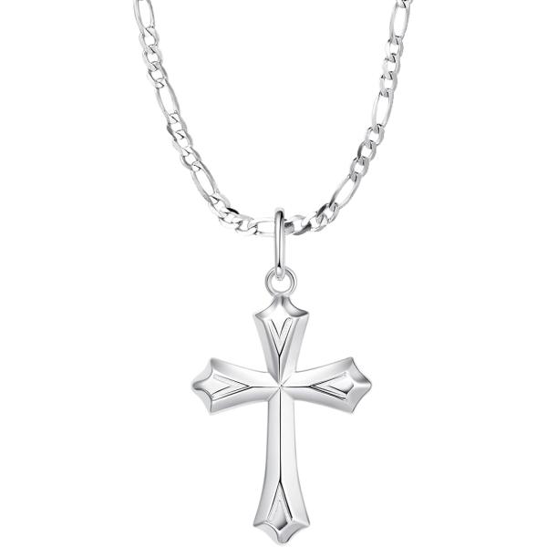 【並行輸入品】FANCIME ゴールドメッキ 925スターリングシルバー エッジー ゴシック クロス...