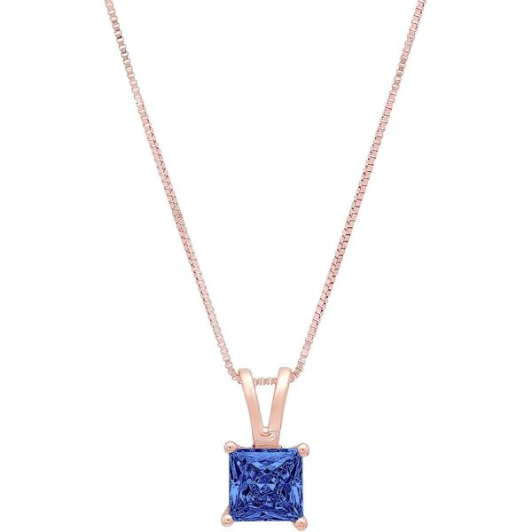 【並行輸入品】2.50 ct Brilliant Princess Cut Designer Sim...
