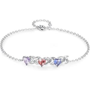 Fortheday Infinity Love Heart Bracelet for Mom Per...