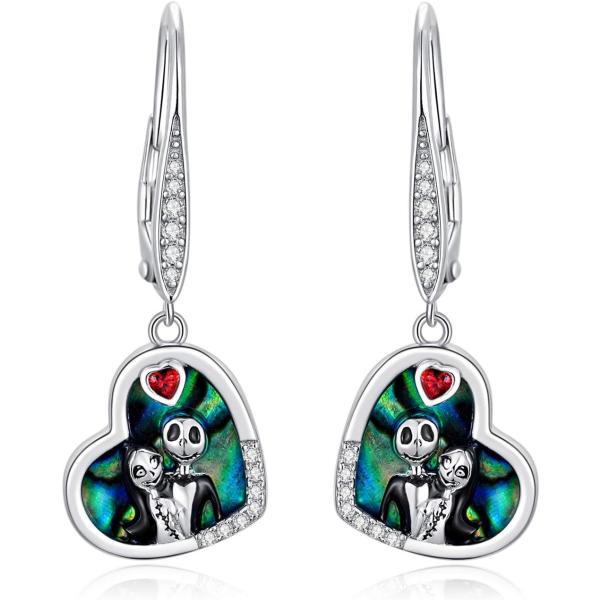 【並行輸入品】ONEFINITY ナイトメアイヤリング スターリングシルバー アワビシェル ジャック...