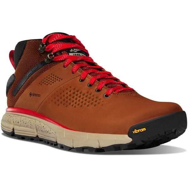 Danner 612499D Trail 2650 Mid 4&quot; Brown/Red GTX 9D ...