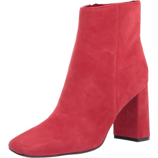 Marc Fisher Women&apos;s Nebula Ankle Boot  Red Leather...