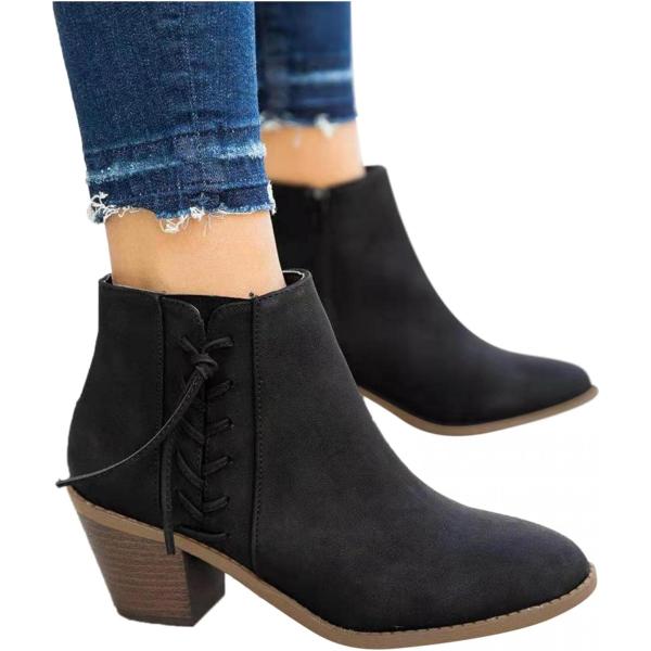 Hbeylia Dress Ankle Booties for Women Ladies Fashi...
