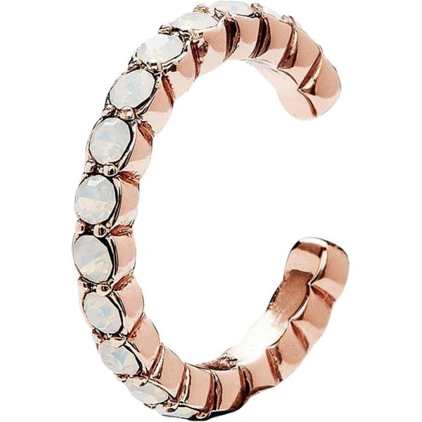 【並行輸入品】Pura Vida ローズゴールドメッキ 繊細なオパールストーン イヤーカフイヤリング...