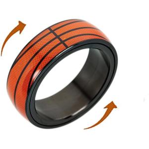 【並行輸入品】バスケットボール回転スピナー フィジェットバンドリング メンズ レディース ガールズ ...