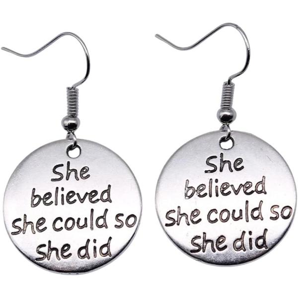 She Believed She Could So She Did Charms Antique S...