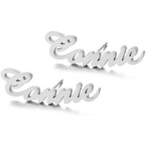 Custom Name Stud Earrings for Women Men Customize ...