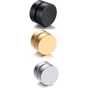 【並行輸入品】ノンピアス磁気イヤリングセット パンクドット フラットバックイヤリング レディース マ...