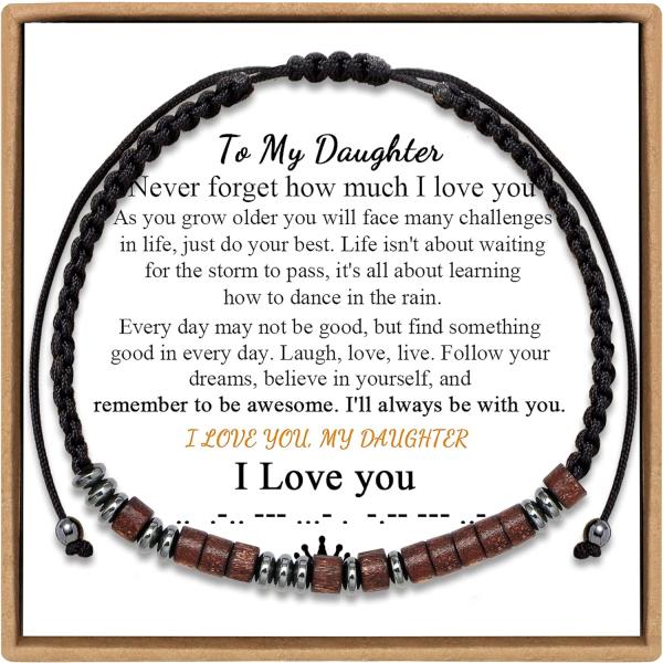 【並行輸入品】モールスコードブレスレット レディース メンズ 彼へのギフト ボーイフレンド ガールフ...