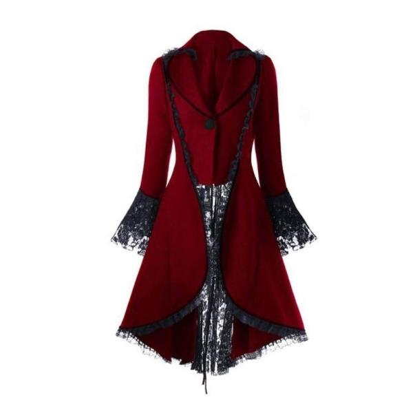 BCDlily Victorian Steampunk Tail Jacket for Women ...