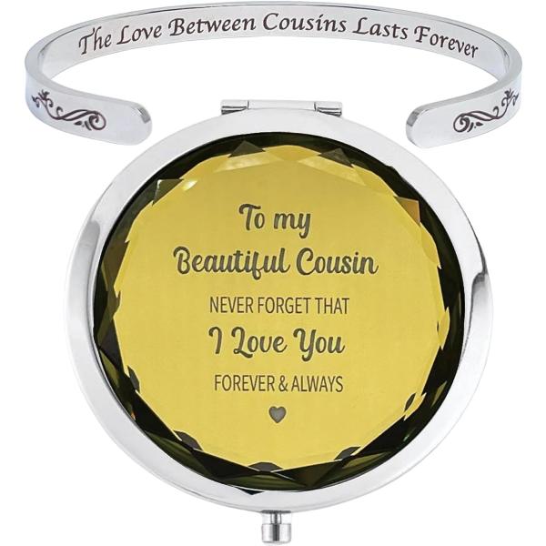 【並行輸入品】いとこラブギフト いとこミラー いとこブレスレット 女性へのいとこギフト いとこ女性へ...