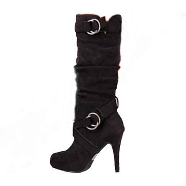 【並行輸入品】Plus Size Boots for Women Stiletto High Hee...