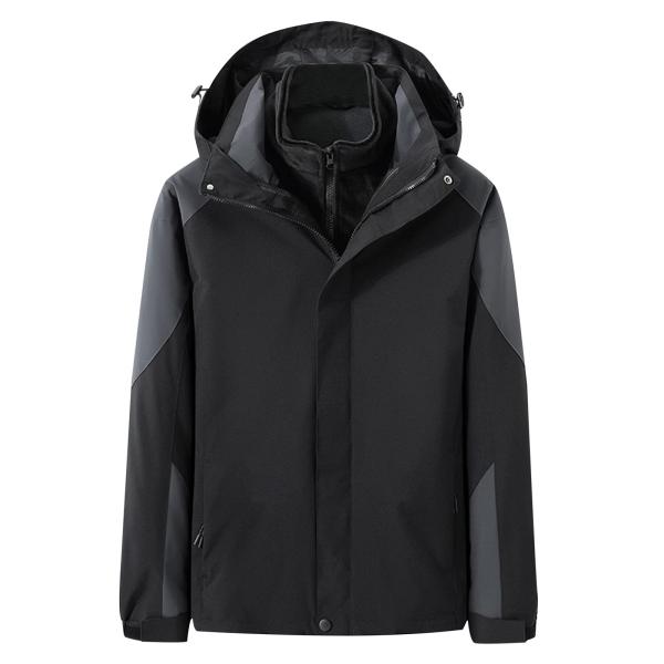 【並行輸入品】Men's Fall Winter Hooded Coat Stylish Outdo...