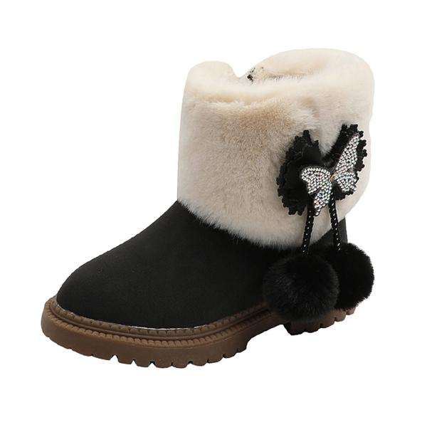 Toddler Fashion Autumn and Winter Girls Snow Boots...