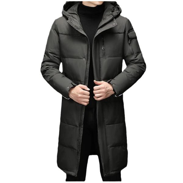 【並行輸入品】Haitpant Men White Duck Down Jackets Hooded...