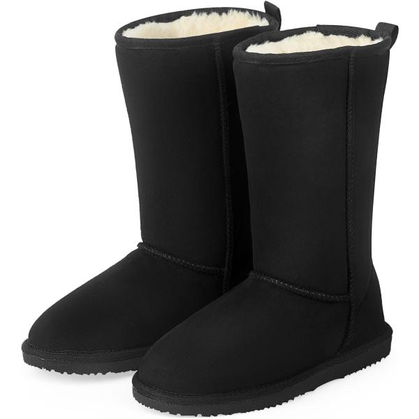 【並行輸入品】MUSSHOE レディース ブーツ クラシック 冬 スノーブーツ スエード スリッポン...