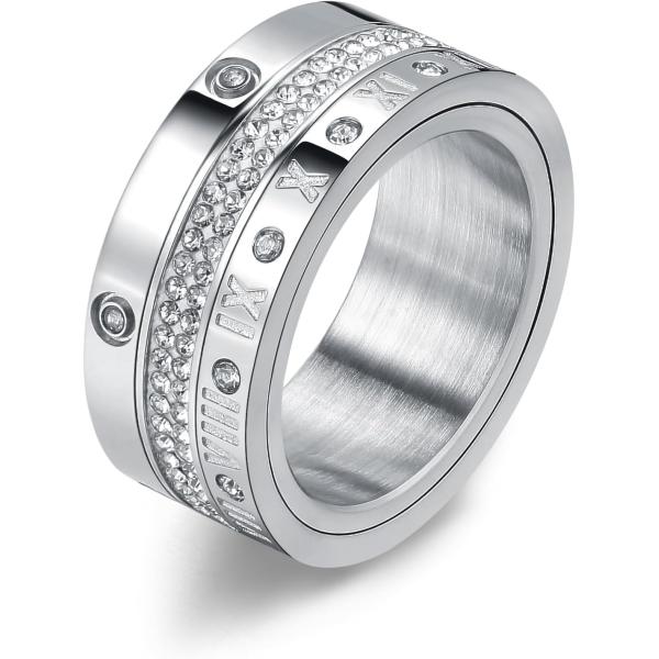 【並行輸入品】不安 フィジェットリング ラブフレンドシップ ゴールドリング レディース 14Kゴール...