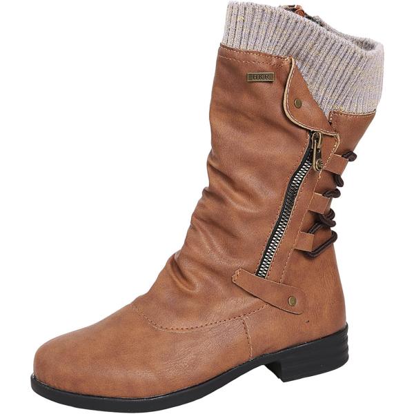 【並行輸入品】Shakumy Pirate Boots for Women Warm Inner F...