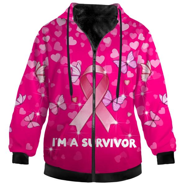 Breast Cancer Sweatshirt for Women Men Fleece Swea...