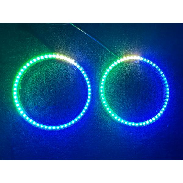 【並行輸入品】2PCS 80MM Dream Color Chase Car Angel Eyes ...