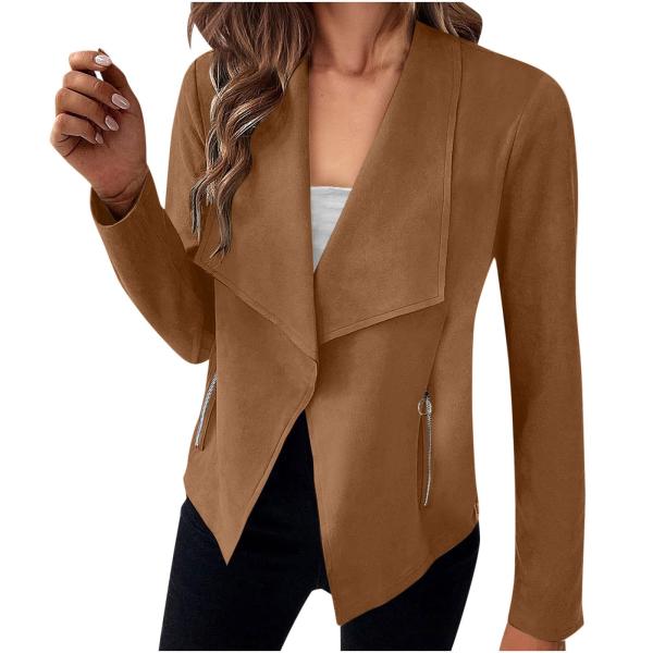 fall jackets coats for women plus size v neck 3/4 ...