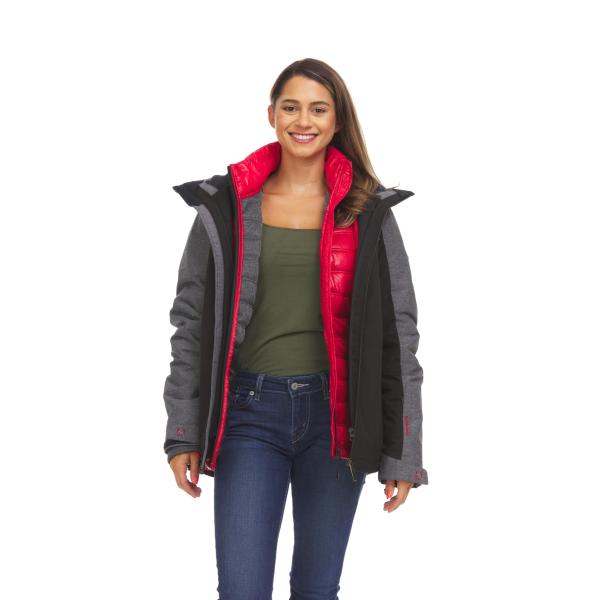 Avalanche Women〓s Ski Jacket 3 in 1 Waterproof Win...