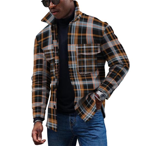 【並行輸入品】Trench Coat Men Jacket with Pockets Fall Ja...