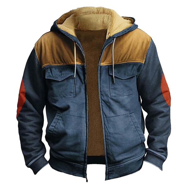 【並行輸入品】Mens Jacket Fall, Fleece Casual Button Thic...