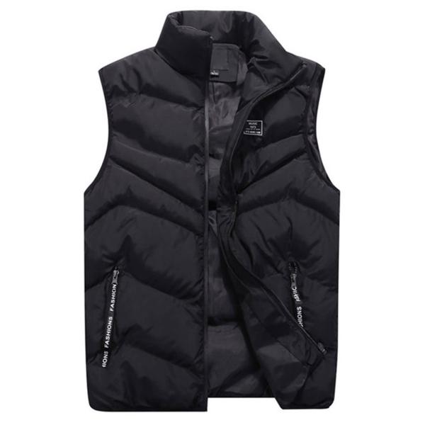 Men Jacket Winter, Padded Down Vest Casual Work Sp...