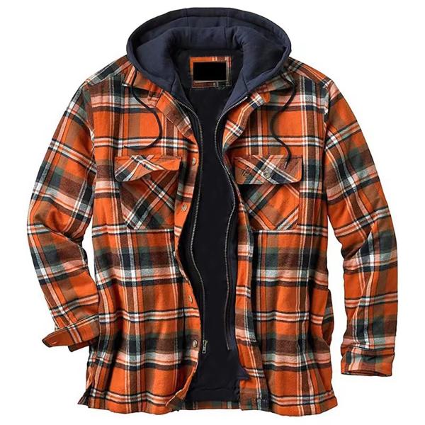 【並行輸入品】flannel hoodie for men?6xl jackets for men ...