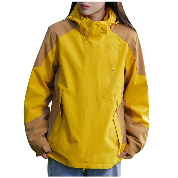 【並行輸入品】wodceeke Women's 3 In 1 Winter Jacket Water...