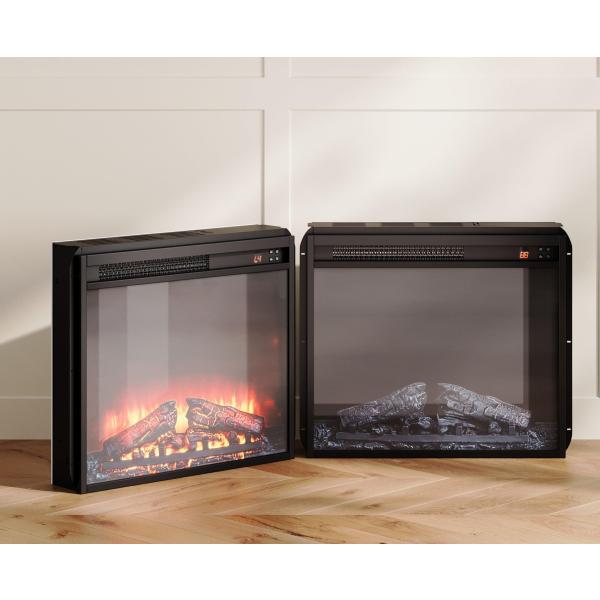 24&quot; Electric Fireplace Insert 1400W Stove Heater f...