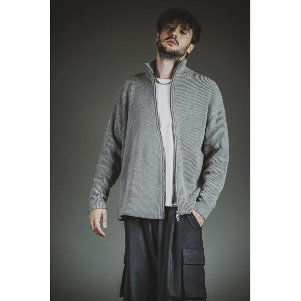 SALE/セール　NO ID. ノーアイディー　アシンメトリ−ドライバーズニットＣＤ　カーディガン