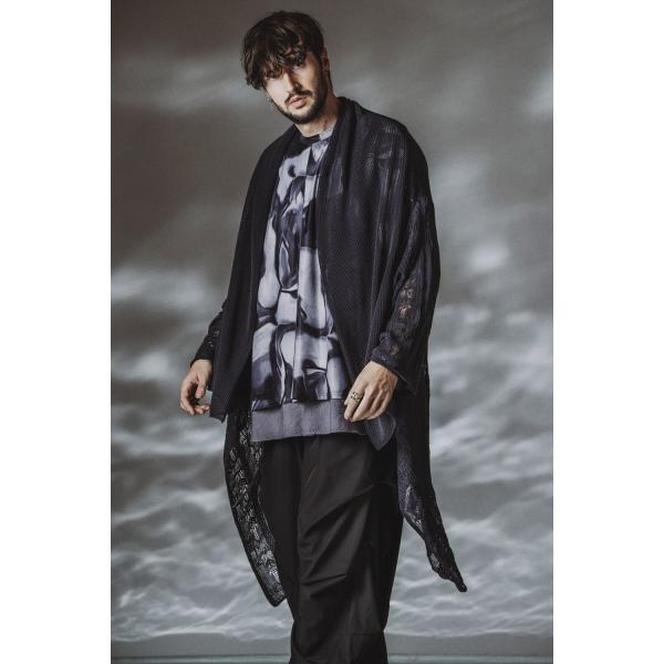 NO ID. ノーアイディー　２ｗａｙオープンワークニットガウン