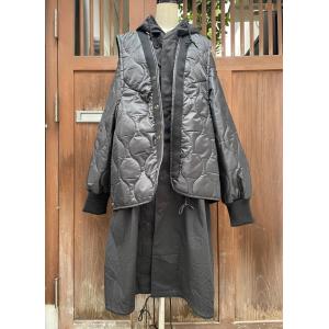 77circa 77サーカ　circa make layered m-51 coat カーキ　2023-24 リメイクコート　特別価格｜fusion