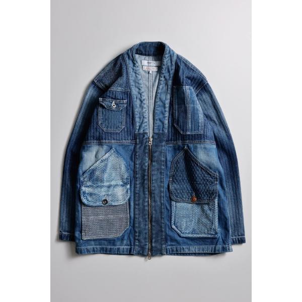 FDMTL ファンダメンタル　HAORI ZIP JACKET 3YR WASH　羽織り ジャケット