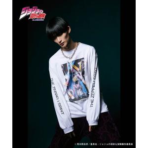 Caesar A. Zeppeli Long Sleeves T-shirts　シーザーエーツェペリ ロングスリーブTシャツ　JOJO ジョジョ　glamb