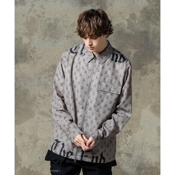 glamb グラム　Monogram Black Letter Shirt / モノグラムブラックレ...