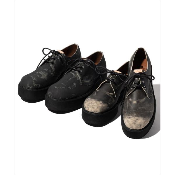 Aged Three Hole Shoes / エイジドスリーホールシューズ　glamb グラム