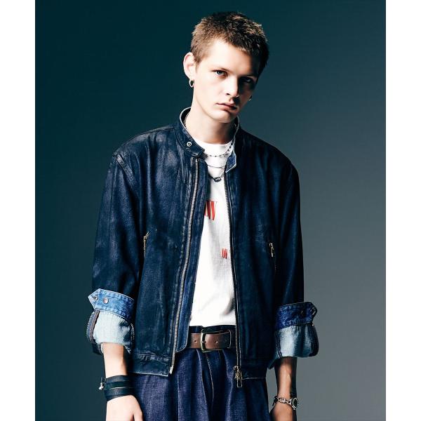 Denim Riders Jacket / デニムライダースジャケット　glamb グラム