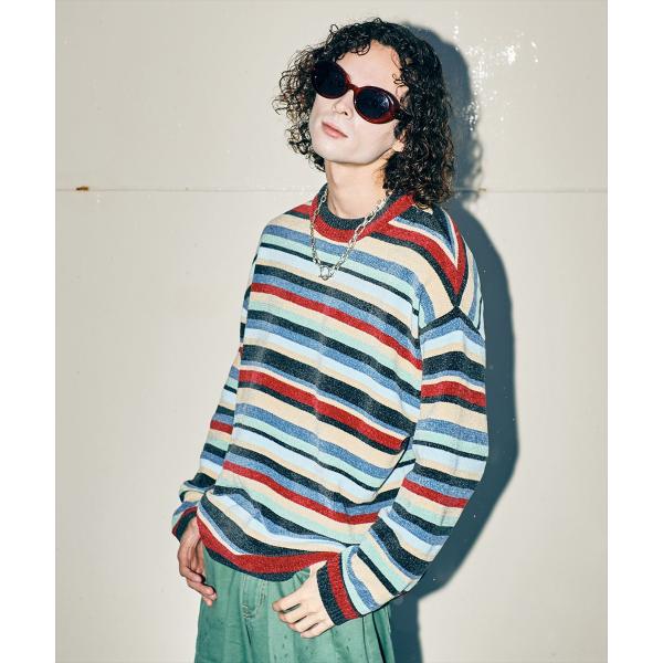 Mid Century Border Knit / ミッドセンチュリーボーダーニット　glamb グ...