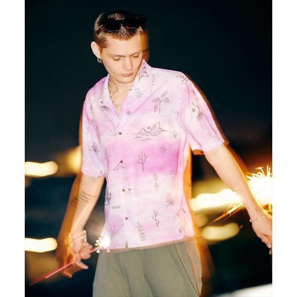 Abstract Hawaiian Shirt / アブストラクトハワイアンシャツ　glamb グラ...
