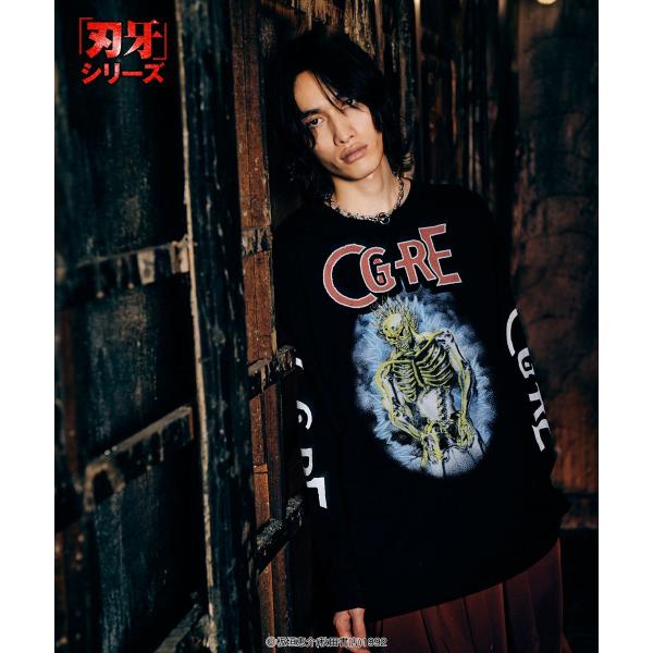 Yujiro Lightning Cutsew / ユウジロウライトニングカットソー　刃牙 バキ 範...