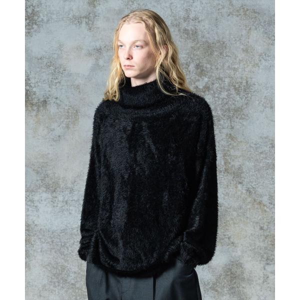 Feather Turtle Neck Knit / フェザータートルネックニット　glamb グラ...