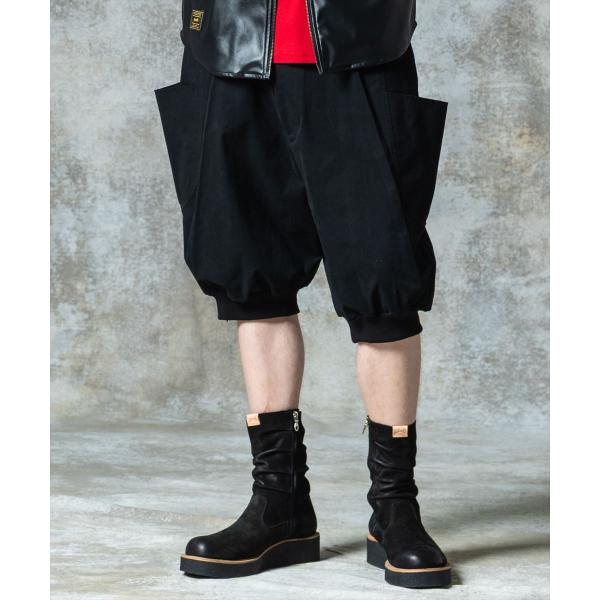 Sarrouel Rib Cropped Pants / サルエルリブクロップドパンツ　glamb ...